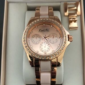Nanette Lepore Rose Gold & Blush Watch